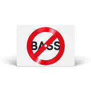 Kein Bass (Vinyl Postkarte)