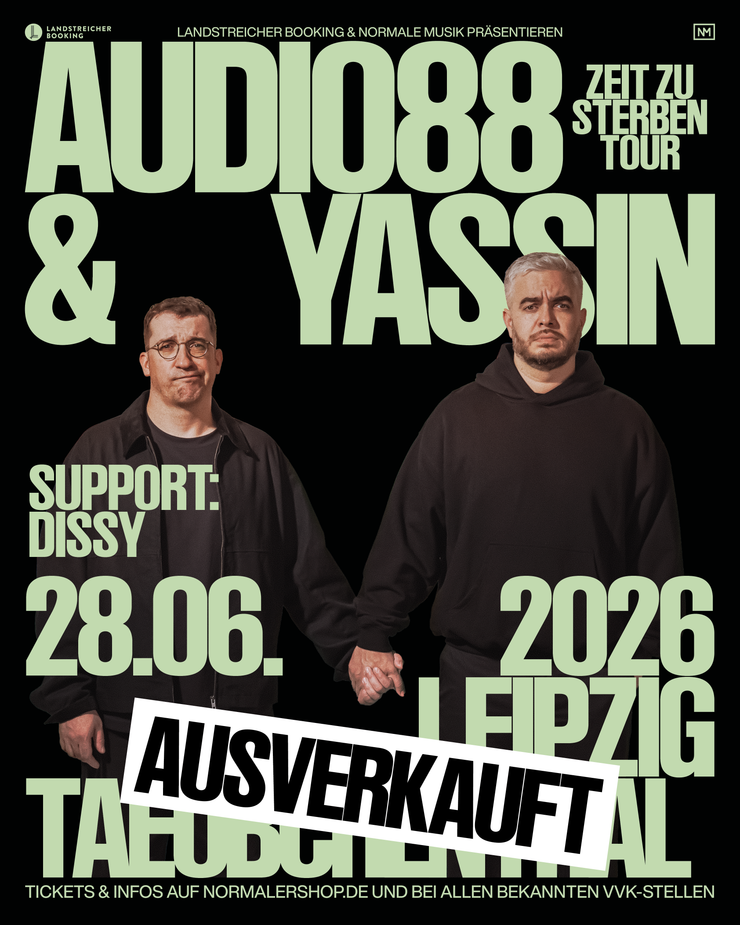Tickets für Audio88 & Yassin in Leipzig am 28.06.2026 – Normale Musik