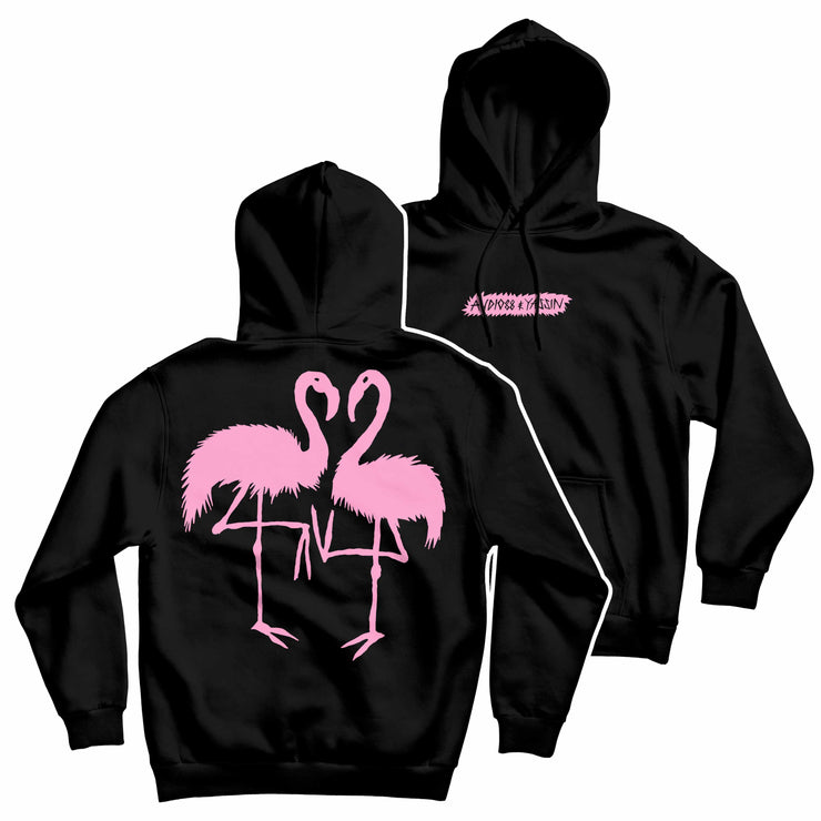 Flamingo Hoodie (Black)